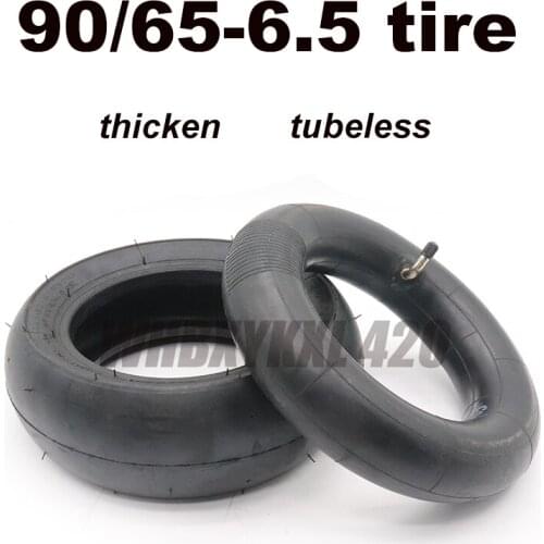 90 / 65-6.5 outer and inner tubeless electric motorcycle scooter tires rubber thickening non-slip tires rear-resistant tires