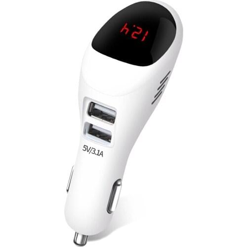 Car Charger for Mobile Phone Negative Ion Car Air Purifier Cigarette Lighter Car Styling