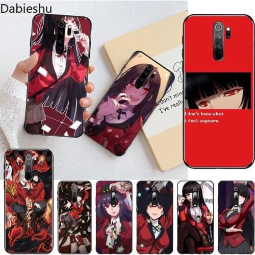 Anime Kakegurui Jabami Yumeko Soft Phone Case Cover for Redmi Note 9 8 8T 8A 7 6 6A Go Pro Max Redmi 9 K20 K30