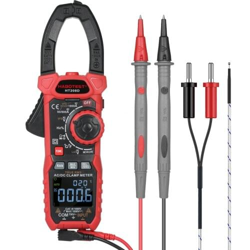 KKMOON AC/DC Digital Clamp Meter Current Clamp Multimeter Anto-Ranging Multi Tester with Amp Volt Ohm Capacitance Resistance