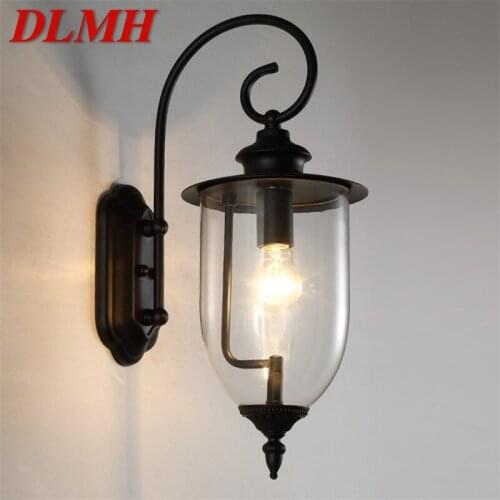DLMH Classical Outdoor Wall Lamps LED Light Waterproof IP65 Sconces For Home Porch Villa Decoration