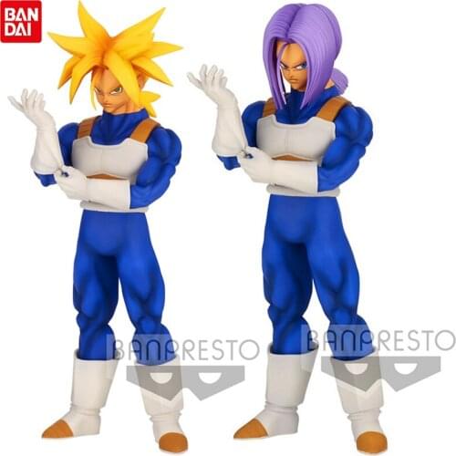 Presale Bandai Torankusu DBZ Solid Edge Works Future Trunks Anime Figurals Brinquedos Collection Action Figure Kid Model Toys