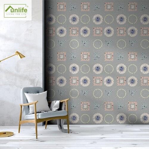 Funlife®40x250cm Geometric Terrazzo Wall Sticker Peel & Stick Removable Wallpaper for Living Room Bathroom Kitchen Home Decor