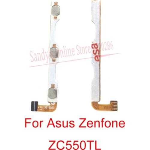 Power Volume Flex Cable For Asus Zenfone ZC550TL X015D Volume Power Switch ON OFF Side Button Key Flex Cable Ribbon Repair Parts