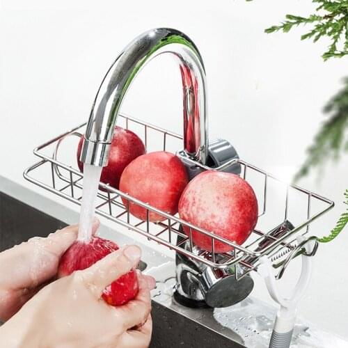 Kitchen storage faucet rack hanging basket sink drain rack sink sink dishcloth rack