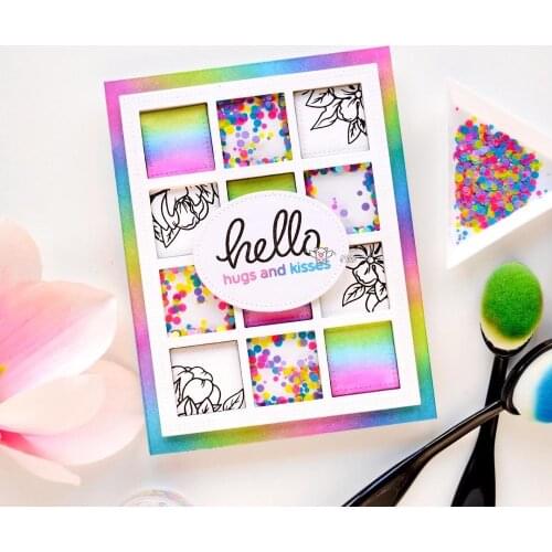 Square rectangular frame Metal Cutting Dies Stencils DIY Scrapbooking Paper/photo Cards Embossing Dies