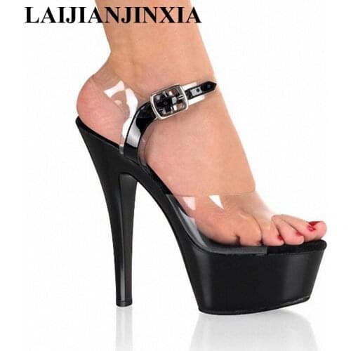 LAIJIANJINXIA High Heels Platform Sandals for women Peep Toe sandals shoes Pole Dance/Party/Wedding /Dance Shoes H-225