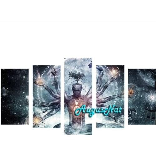 Buddha diamond painting kit full drill religious diamond sticker goddes wall art rhinestone pasted multi pictures combination