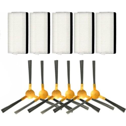 Vacuum Cleaner Side Brush Hepa Filter Sponge for Tesla Iq300 Robot Vacuum Cleaner Accessories Filters Replacement Kit