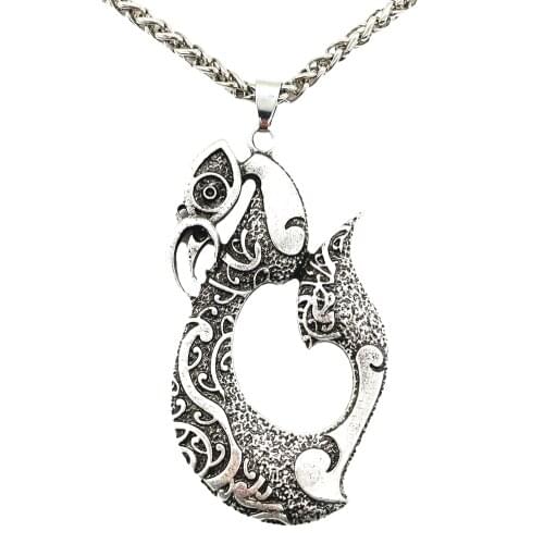 Nostalgia Viking Turkey Pendant Tribal Necklace Pikorua Maori Twist Symbol Manaia Koru New Zealand Jewelry Amulet