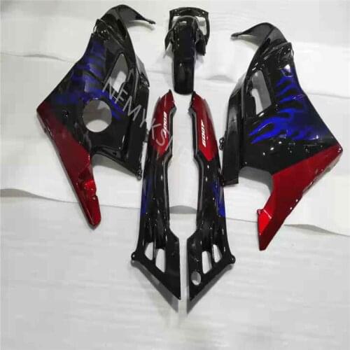 Black red blue flames Fairing fit For Honda CBR600 F2 1991-1994 1992 1993 ABS Plastics Body Kits Motorbike Bodywork Fairing