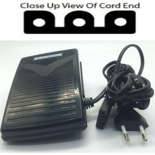 SINGER Sewing Machine Foot Controller Pedal 001251409 or 359102-001 FOOT CONTROL PEDAL W/ Cord Bernina Bernette 006 006D 007D