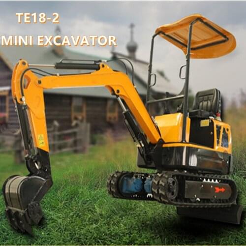 Portable Mini Crawler Excavator High Performance Rubber Track Newest Design Small Soil Digger