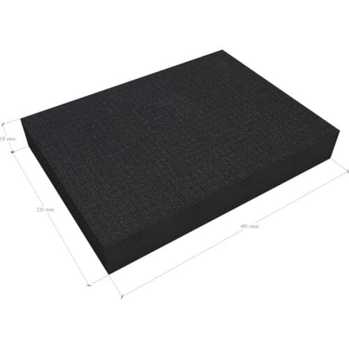 Pre cut foam for toolcase sized 45*33*13cm