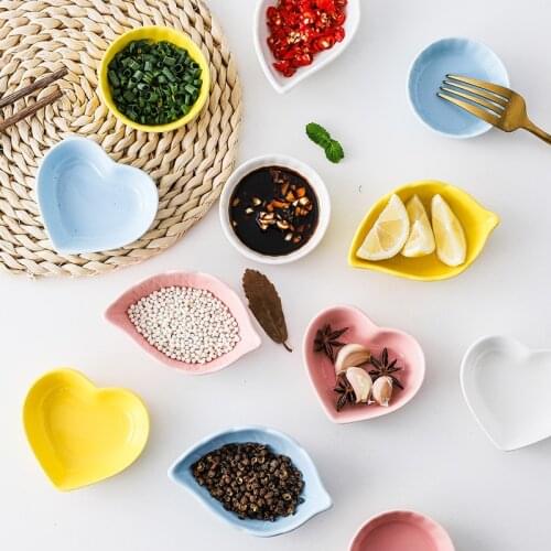 Seasoning Dishes Household Small Dishes Creative Ceramic Japanese Salad Dressing Ketchup Vinegar Dishes Snack Soy Sauce Dish