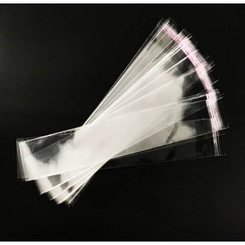 6x24cm Transparent Self Adhesive Seal OPP Plastic Bags cookie Gifts Bag & Pouch Jewelry Packaging Bags