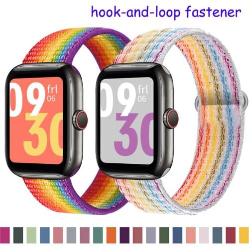 20mm 22mm Bracelet For Amazfit GTS 2 2e GTS2 Mini Strap GTR 47mm 42mm stratos 2 3 Nylon Loop Watchband Amazfit Bip strap