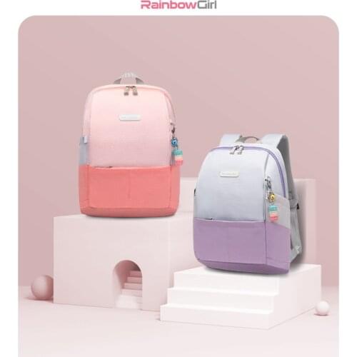 Schoolbags Primary School Girls One to Sixth Grade Backpacks Boys Lightweight Childrens Backpacks Cute Fashion KM8014