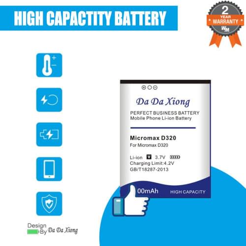 High quality 2000mAh Micromax D320 Battery for Micromax D320 Replacement mobile phone battery