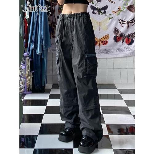 Женские брюки карго Waatfaak China At AliExpress