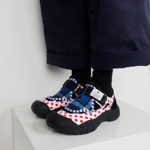 2021 Spring and Summer Womens Sports Shoes Round Toe Polka Dot Womens Single Shoes Sneakers Zapatillas Mujer Chaussure Femme