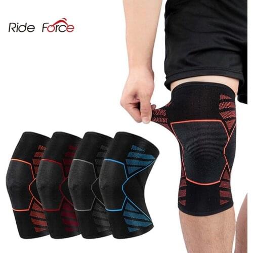 1 PC Elastic Knee Pads Sports Gym Fitness Gear Nylon Kneepad Brace Running Basketball Protector Volleyball Support