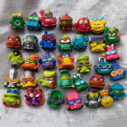 10pcs/lot original Super zings 1-6 superzing Cartoon silver Figure trash can bin ultra rare limited collection Toy For Kid child