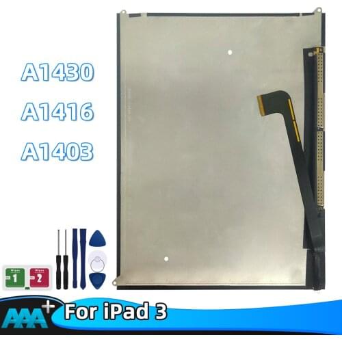 100%Tested Screen For iPad 3 A1430 A1416 A1403 High quality LCD Display Screen Digitizer Assembly Replacement