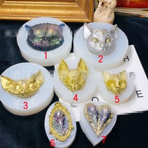2020 New Transparent Silicone Mould Resin Decorative Craft DIY cat eye Mold epoxy resin molds for jewelry