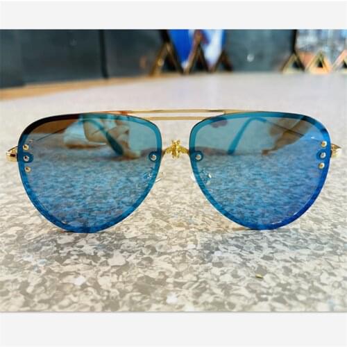 2021 Arrival Round Sunglasses coating Retro Men women Brand Designer Large square Sunglasses Vintage mirrored glasses Uv400