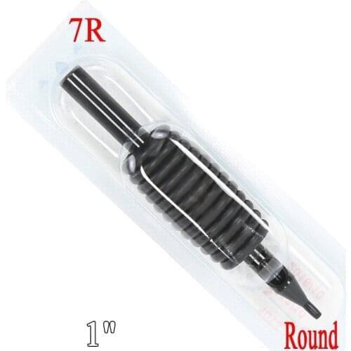 20x Disposable Tattoo Grips Tube Assorted Mixed Size for Needle Ink Kit 1" (25mm) Grip silicone Tube DTG-D3632-7R