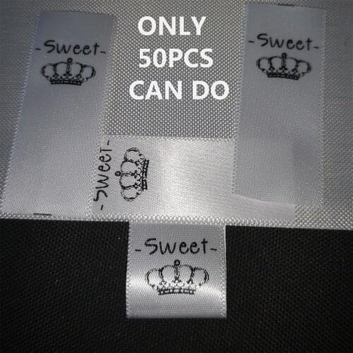 3 width Custom silk ribbon labels / brand labels, child/kid personalized name tags only sewed Clothing Labels dress Name Tags