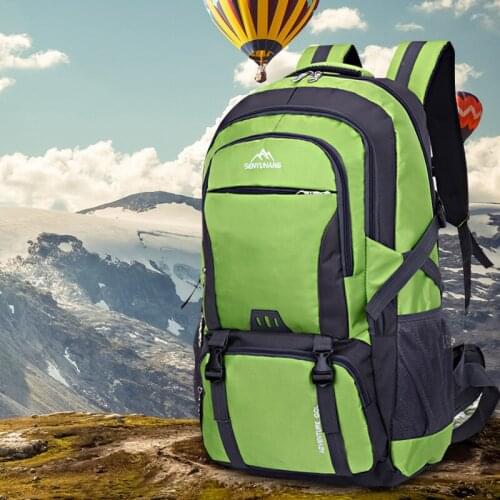 60L Outdoor Trave Backpack Men Women Waterproof Camping Climbing Sports Bag Outdoor High Quality Luggage Bag Climbing Rucksack