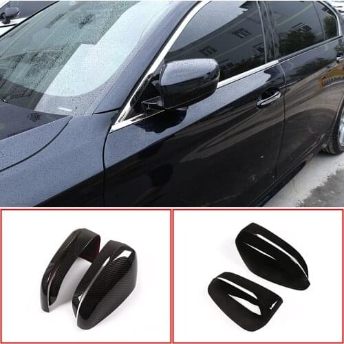 For BMW 5 7 Series G30 G11 G12 6 Series GT 2018 2019 Car Accessories 2 Pcs Glossy Black ABS Rearview Mirror Cap Cover Trim