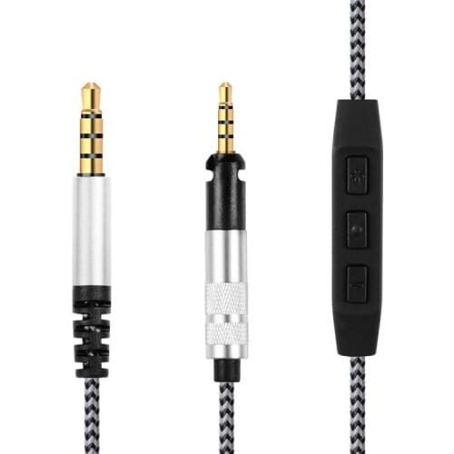 For HD598 Hd558 Hd518 Hd595 Headset Upgrade Wire with Wheat Wire Control