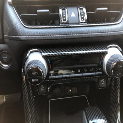 For Toyota RAV4 RAV 4 2019 2020 Air Condition Adjust Button Switch Panel Cover Trim ABS Interior Accessories