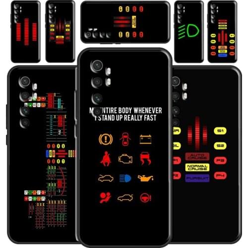 Car Dashboard Graphic Phone Case For Xiaomi Mi 11 Lite 9 10 9T 10T Pro POCO X3 M3 Pro F3 Mi 11 Ultra Back Cover
