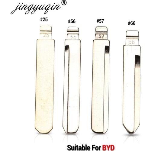 Jingyuqin NO. 56 57 66 25# Key Blade For BYD F3 F3R F0 Geely Vision Lifan 620 Car Key Blank Replacement