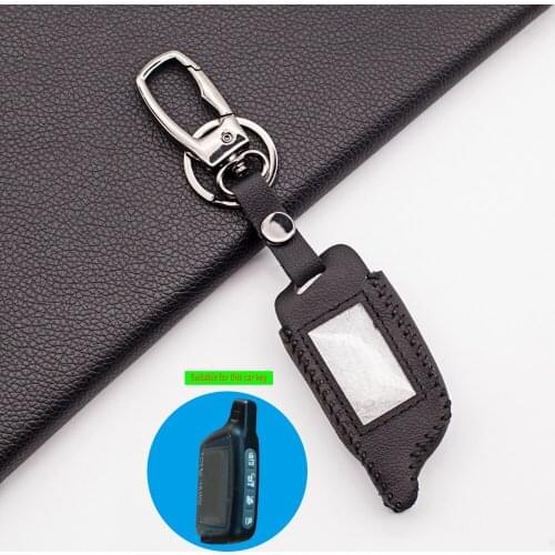 X5 LCD Remote Control Leather Key Fob Case For Russian Version Vehicle Security Two way car alarm system TOMAHAWK X5 X3