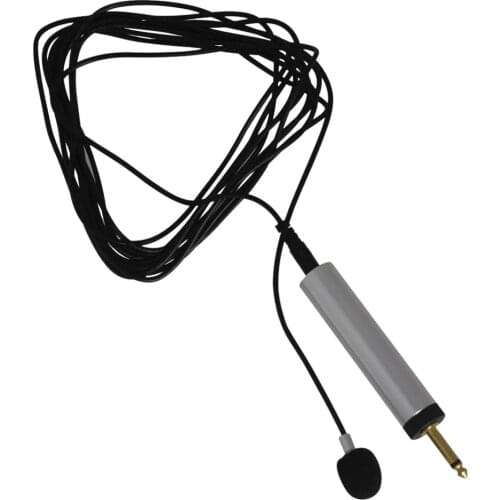 Mini Condenser Microphone Mic DC3V Black For Saxophone Musical Instruments