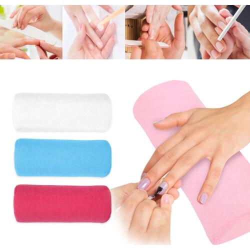 4 Colors Soft Hand Rest Cushion Nail Salon Hand Rest Pillow Detachable Hand Holder Cushion Manicure Table Mat Pillows