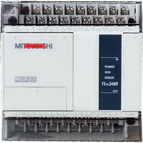 New Original FX1N-24MR-D FX1N-24MT-D 14 Inputs FX1N-40MR-D PLC Module Main Unit DC 24V 24 DI 16 DO Relay AC85~264V Relay Input