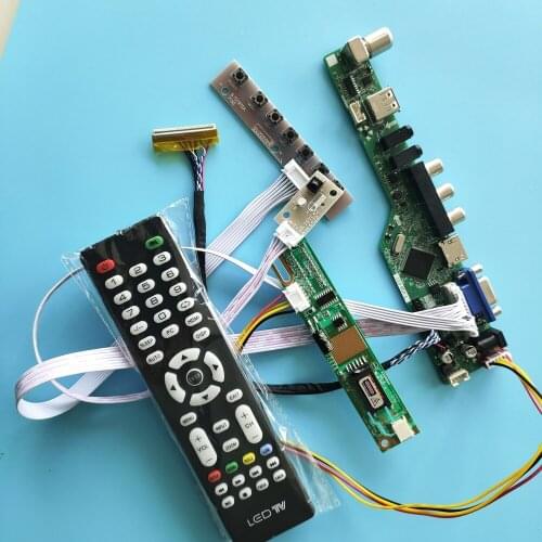 For LP141WX3-TLA5 30pin Controller Board VGA HDMI 1 lamps 14.1" Digital Signal Interface Module USB Resolution TV AV 1280X800