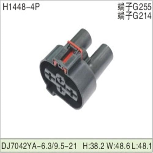 Free shipping 500pcsDJ7042YA-6.3/9.5-21 4Pin AMP Car Electrical Wire Connectors for VW,BMW,Audi,Toyota,NISSAN AND other