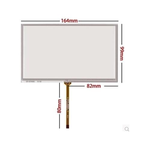 164*99 new 7 inch resistance touch screen for AT070TN92 90 AT070TN94 HSD070IDW1-D00E11 164MM*99MM