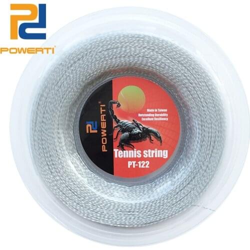 PowerTi 1.30mm Nylon Wire Tennis String Soft High Elasticity Durable Training Tennis Racket String 200m Reel