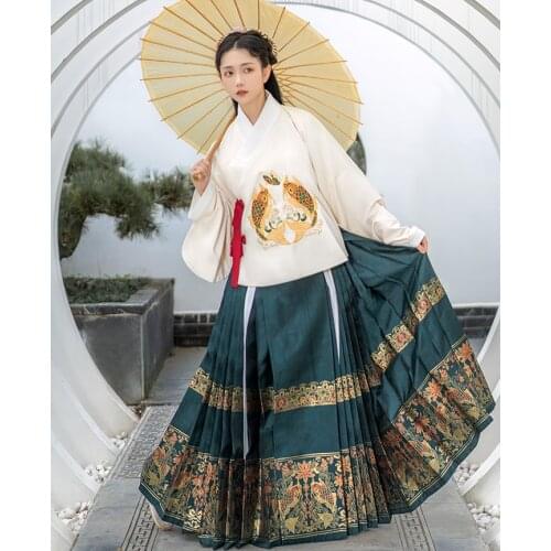 2021 chinese traditional clothing oriental hanfu ancient ming dynasty princess dance dress embroidery design festival outfit