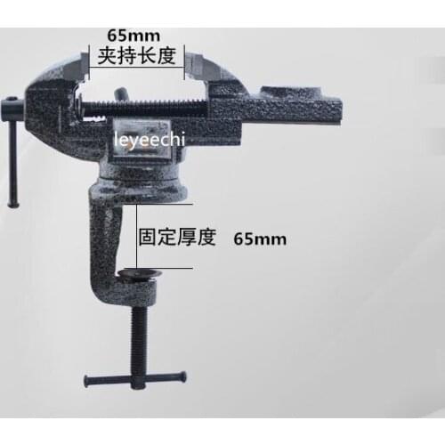 High quality Mini Table Vice Aluminium Alloy Bench Screw Bench Vise for DIY Jewelries Craft mould Fixed Repair ToolFree Shipping