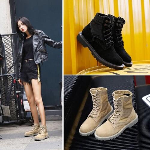 Womens Breathable Motorcycle Boots Motocross Shoes PU Leather Flat Martin Boots Racing Boot Off-road Shoes New