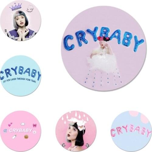 58mm Melanie Martinez Cry baby Icons Pins Badge Decoration Brooches Metal Badges For Clothes Backpack Decoration